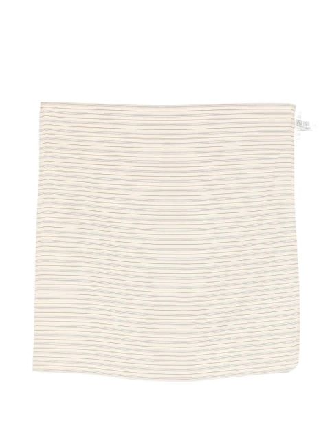 TOTEME striped silk scarf - Neutrals - zdjęcie produktu nr 1