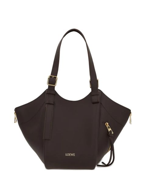 LOEWE Hammock Flip bag tote bag - Brown - zdjęcie produktu nr 1