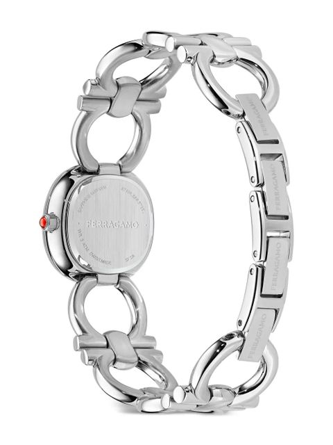 Ferragamo Double Gancini Jewel 25mm - Silver