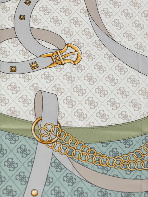 Guess chusta KEFIAH damska kolor niebieski wzorzysta AW5343 POL03 - zdjęcie produktu nr 2