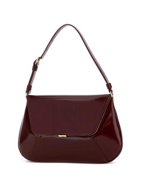 Amina Muaddi Ami leather tote bag - Red