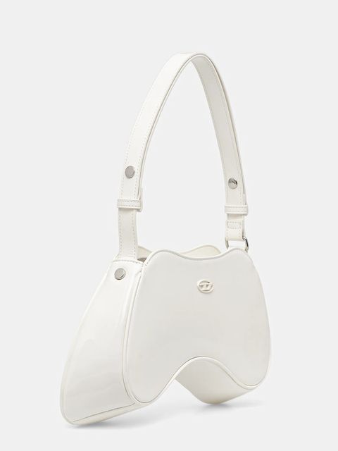 Diesel torebka PLAY PLAY SHOULDER cross bodyb kolor biały X10201.P6255 - zdjęcie produktu nr 2