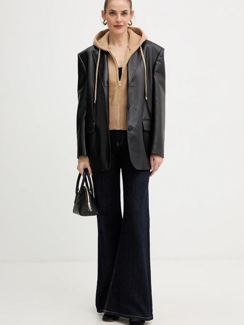 Patou torebka skórzana kolor czarny BA0195000