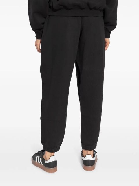 Alexander Wang puff-logo cotton track pants - Black