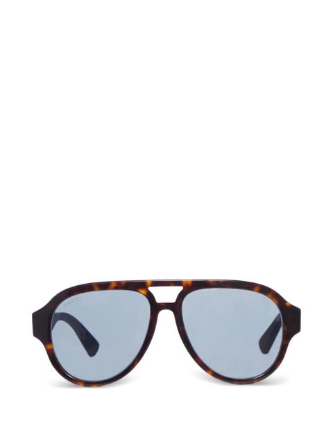 Gucci pilot sunglasses - Brown - zdjęcie produktu nr 1
