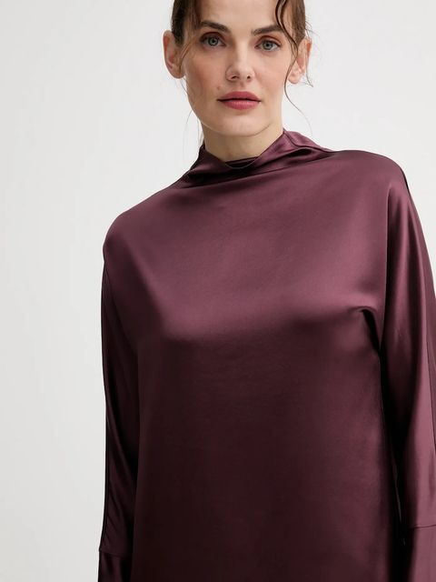 ISABELLE BLANCHE sukienka kolor bordowy mini prosta IS25FW-A064-T008