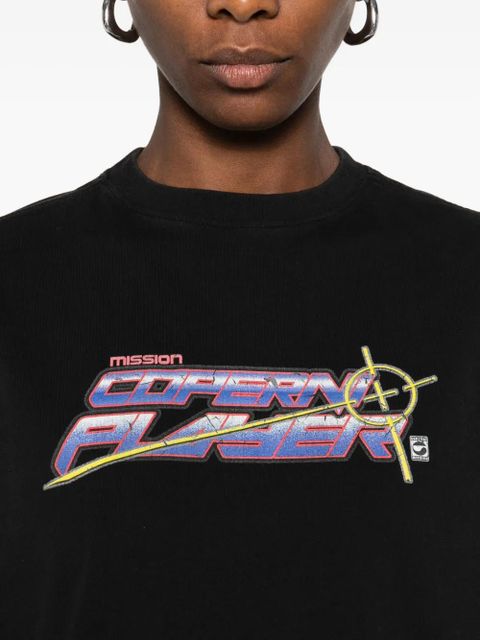 Coperni logo-print long-sleeve t-shirt - Black