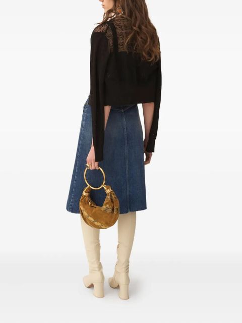 Chloé logo-patch top (set of two) - Black