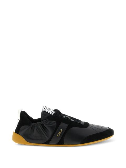 Chloé embossed kick lace-up sneakers - Black - zdjęcie produktu nr 2