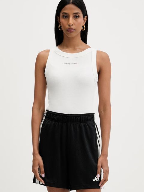Tommy Jeans crop top damski bawełniany z elastanem - zdjęcie produktu nr 1