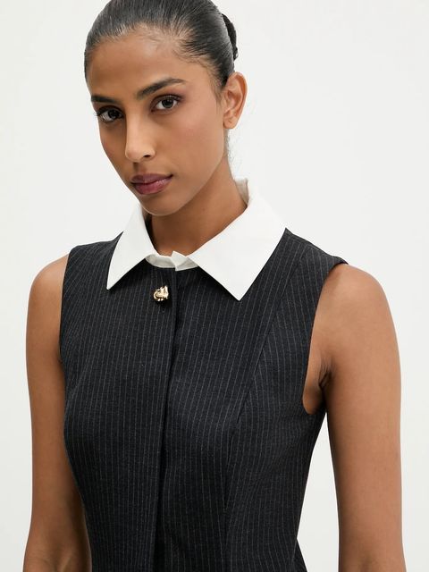 HUGO sukienka kolor czarny mini rozkloszowana 50547212