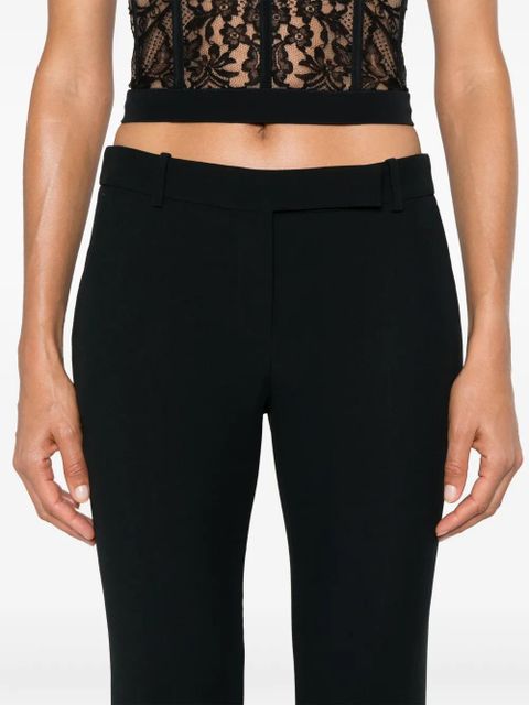Alexander McQueen bootcut tailored trousers - Black