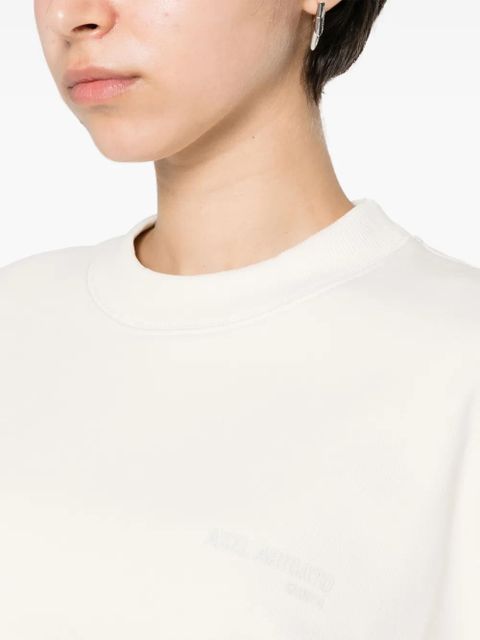 Axel Arigato logo-print cotton sweatshirt - Neutrals