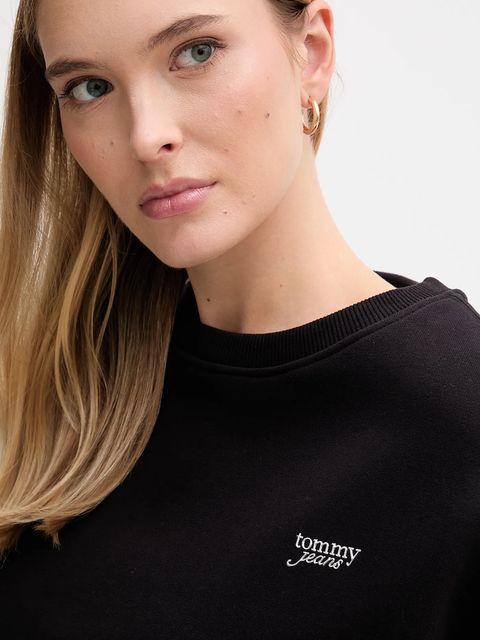 Tommy Jeans bluza damska kolor czarny gładka DW0DW21961 - zdjęcie produktu nr 2