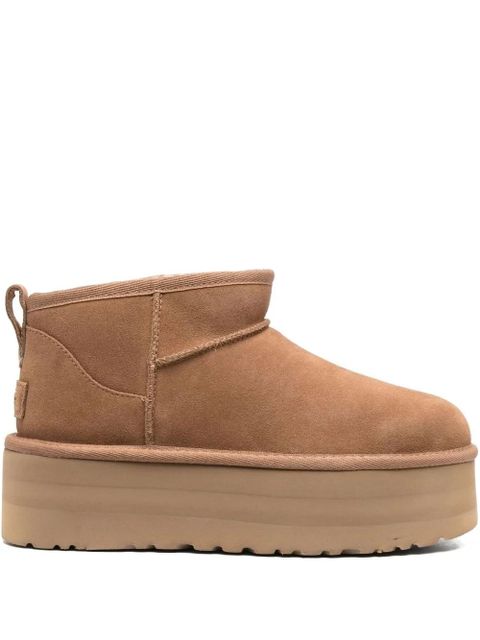 UGG 50mm mini platform boots - Brown