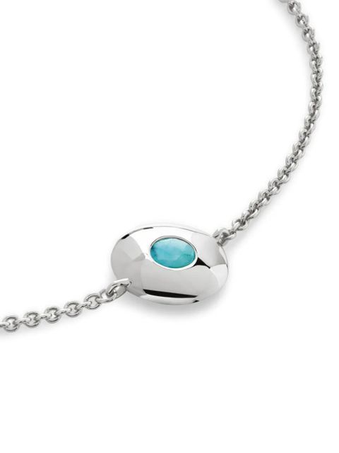 Monica Vinader December Turquoise Birthstone bracelet - Silver