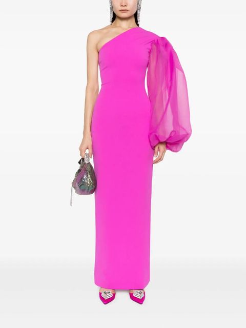Solace London Hudson one-shoulder gown - Pink - zdjęcie produktu nr 2
