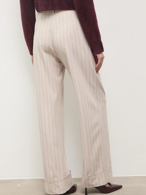 Answear.LAB spodnie damskie kolor czarny proste high waist