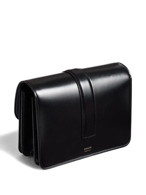 KHAITE Blake Empire-detail crossbody bag - Black