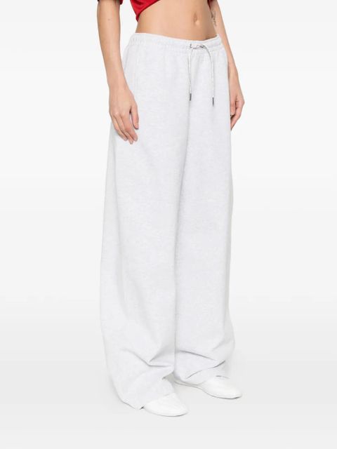 Alexander Wang rhinestone-detailed track pants - Grey