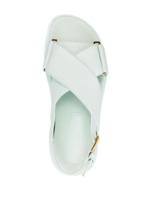 Marni Fussbett slingback sandals - Blue