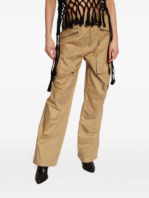 ISABEL MARANT Jolande cotton cargo trousers - Neutrals - zdjęcie produktu nr 2