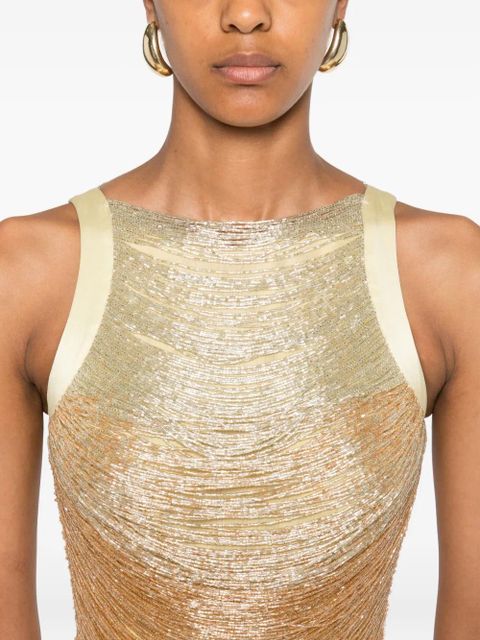 Cult Gaia Madison mini dress - Gold