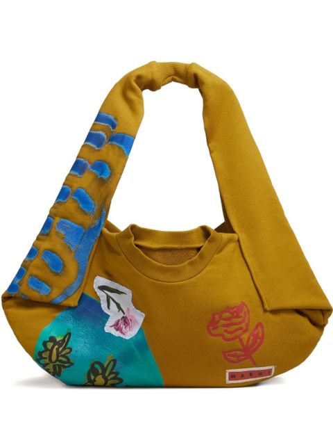 Marni floral-motif tote bag - Yellow - zdjęcie produktu nr 1