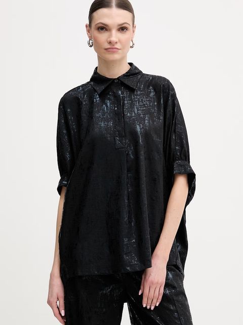 Silvian Heach bluzka z dodatkiem lnu SILIA - zdjęcie produktu nr 1