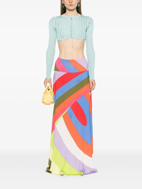 PUCCI Iride-print maxi skirt - Purple - zdjęcie produktu nr 2