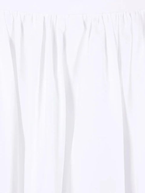 Jil Sander ruffled skirt - White