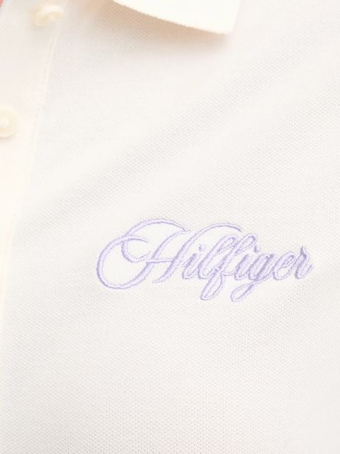 Tommy Hilfiger polo damski kolor beżowy WW0WW47312