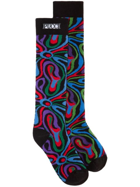 PUCCI Marmo-jacquard socks - Black - zdjęcie produktu nr 1