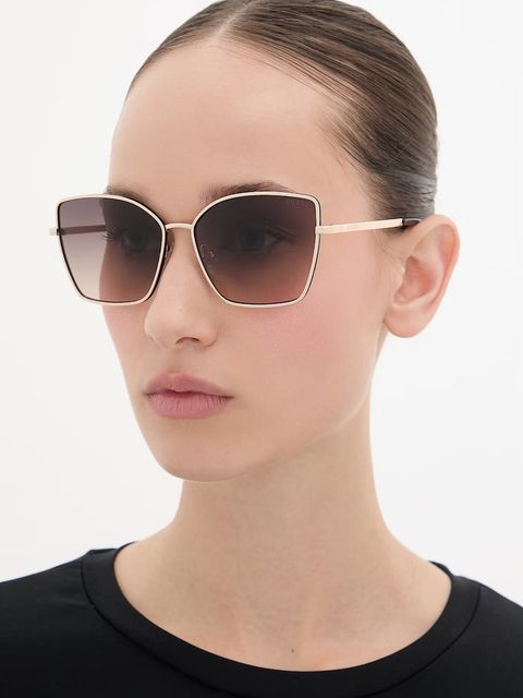 Guess okulary przeciwsłoneczne kocie oczy damskie - zdjęcie produktu nr 1