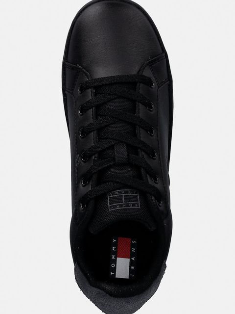 Tommy Jeans sneakersy skórzane TJW FLATFORM ESS MU