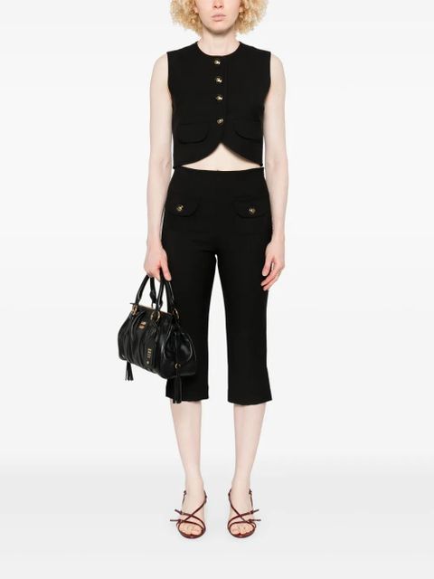 SANDRO cropped trousers - Black - zdjęcie produktu nr 2