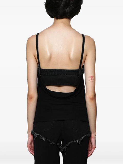 Christopher Esber Draped Duo bustier top - Black