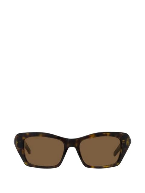 Givenchy Eyewear 4G Liquid rectangle-frame sunglasses - Brown - zdjęcie produktu nr 1