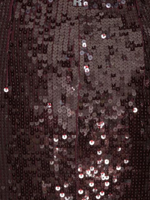 ROTATE BIRGER CHRISTENSEN sequin-embellished skirt - Red