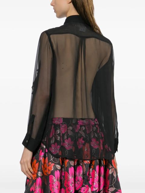 Comme Des Garçons ruffled shirt - Black