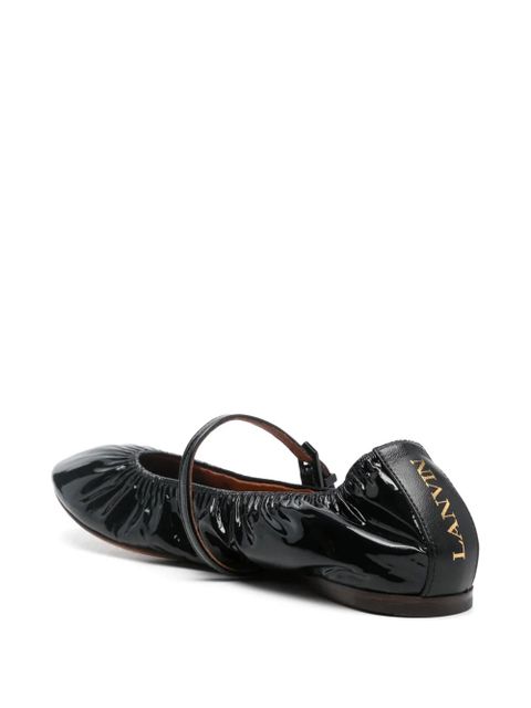 Lanvin Mary Jane glossy ballet flats - Black