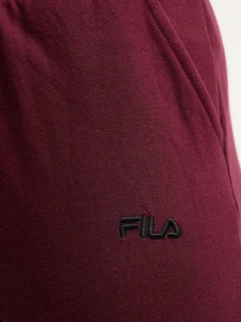Fila dres bawełniany kolor bordowy FPW4181