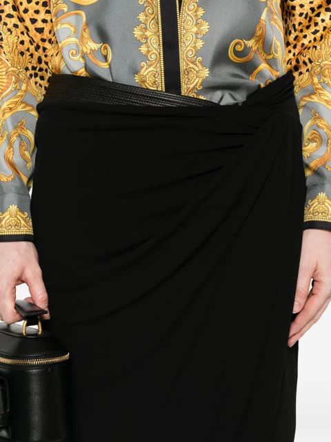 Versace embellished draped skirt - Black - zdjęcie produktu nr 2