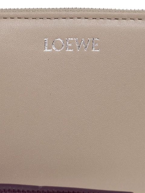 LOEWE knot-detail zip-fastening wallet - Neutrals