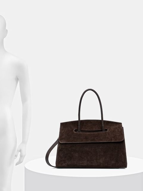 Answear.LAB torebka zamszowa