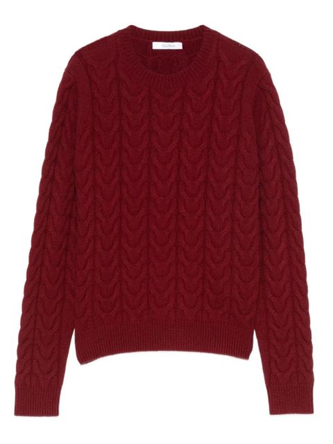 Max Mara cable-knit cashmere sweater - Red - zdjęcie produktu nr 1