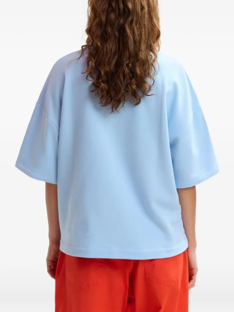 Essentiel Antwerp floral-pattern T-shirt - Blue