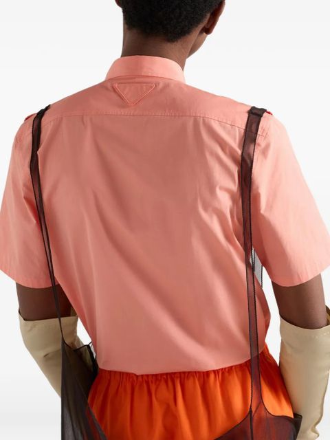 Prada cotton poplin shirt - Pink