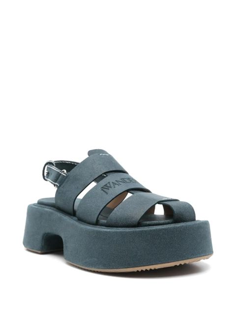 JW Anderson leather sandals - Blue - zdjęcie produktu nr 2