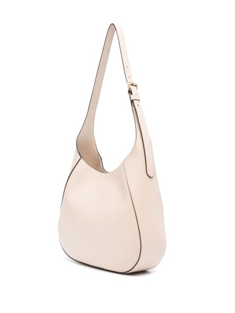 Prada triangle logo shoulder bag - Neutrals